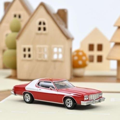 Ford Gran Torino - 1975 - Starsky and Hutch Jet-car 1/43, 70-72 avenue de Bohlen 69120 Vaulx-en-Velin, Auto, Norev, Ophalen of Verzenden