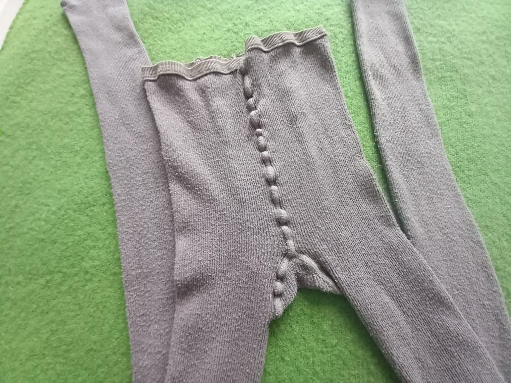 vintage maillot, oude kousen, donkergrijs, uit Frankrijk, Ophalen of Verzenden