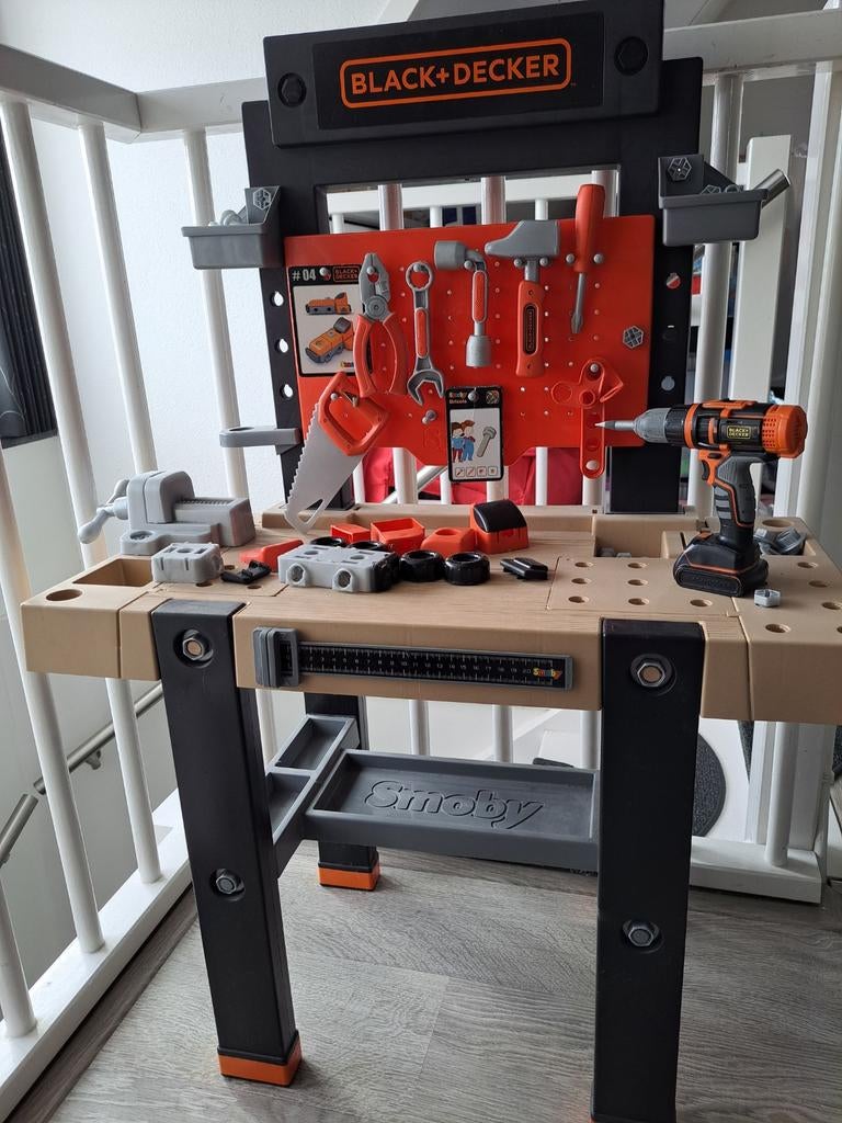 Speelgoed werkbank Black+Decker Smoby, Ophalen, Gebruikt, Jongen of Meisje