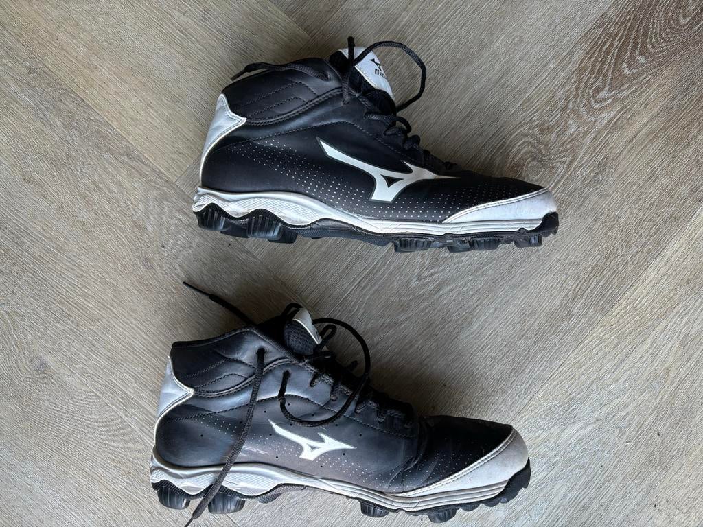 Mizuno veldschoenen maat 41 - Zwart/Wit, Ophalen of Verzenden, Gebruikt, Schoenen