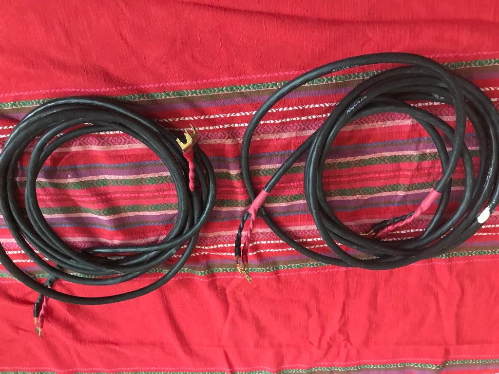 Melody USA Luidspreker kabels 4.7 meter, Ophalen of Verzenden, Zo goed als nieuw, 2 tot 5 meter, Luidsprekerkabel