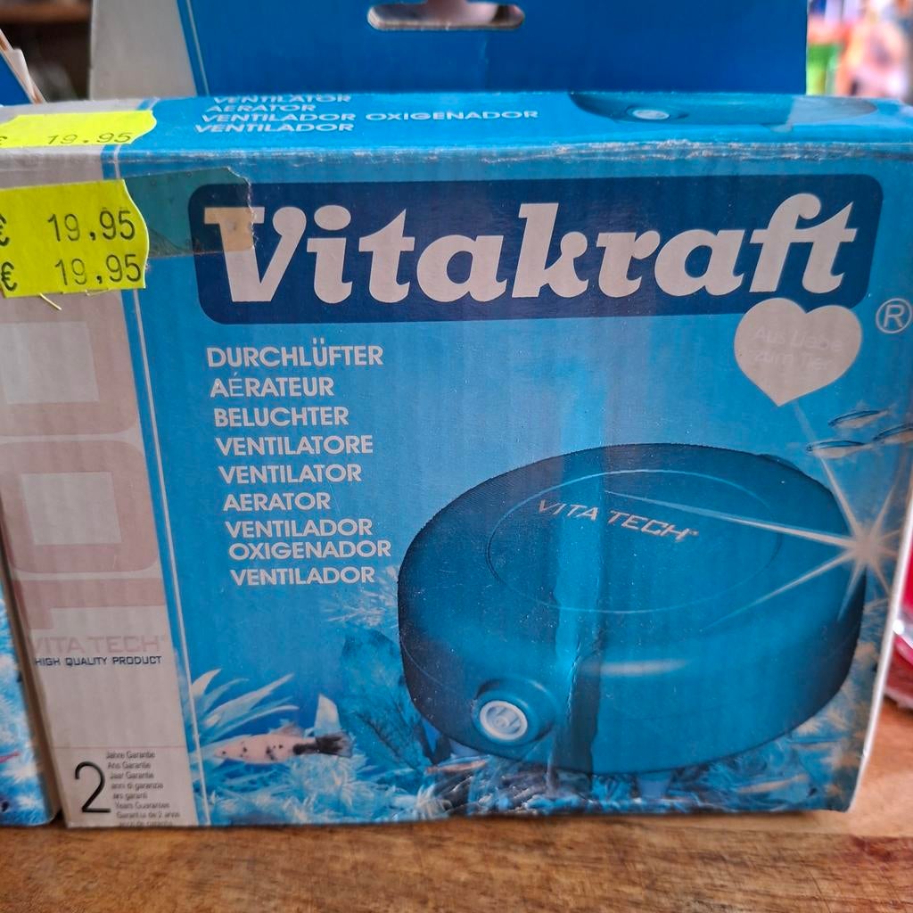 Luchtpomp nieuw in doos, Dieren en Toebehoren, Vissen | Aquaria en Toebehoren, Ophalen, Nieuw