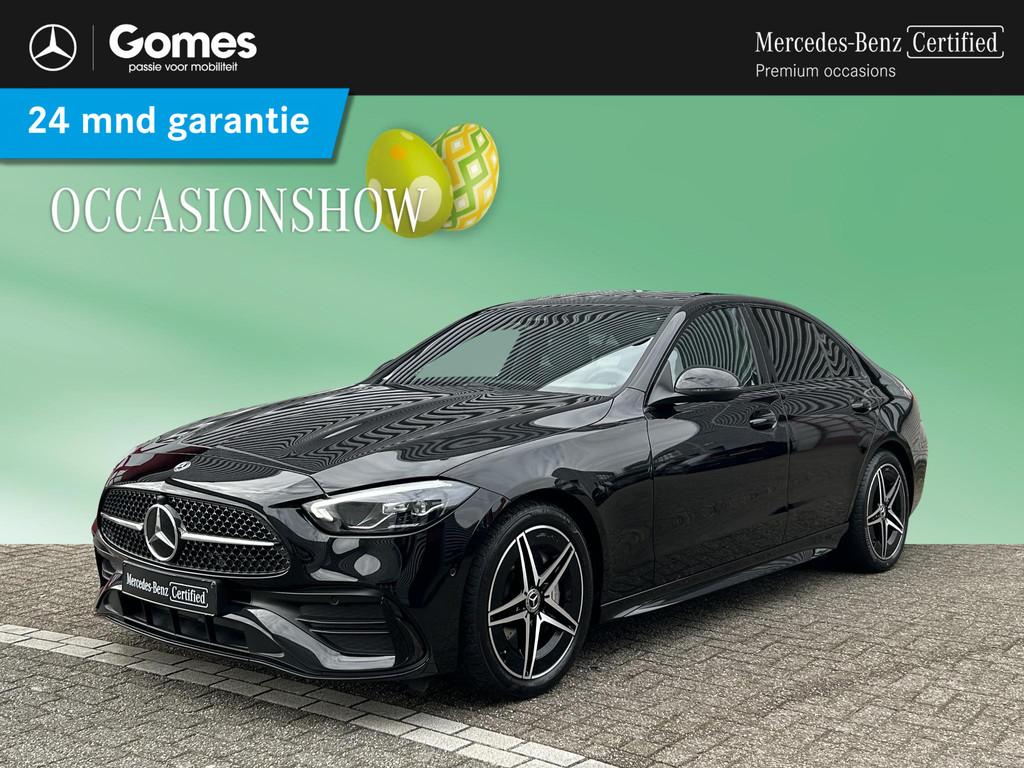 Mercedes-Benz C 180 Star Edition AMG | Night Pakket | Panora, Automaat, Parkeercamera, Zwart, Origineel Nederlands