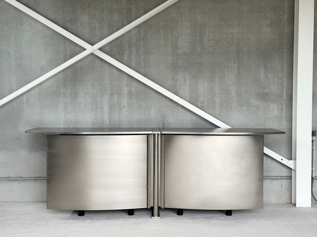 Vintage Belgochrom Dressoirkast, Ophalen of Verzenden, Zo goed als nieuw, 25 tot 50 cm, Metaal