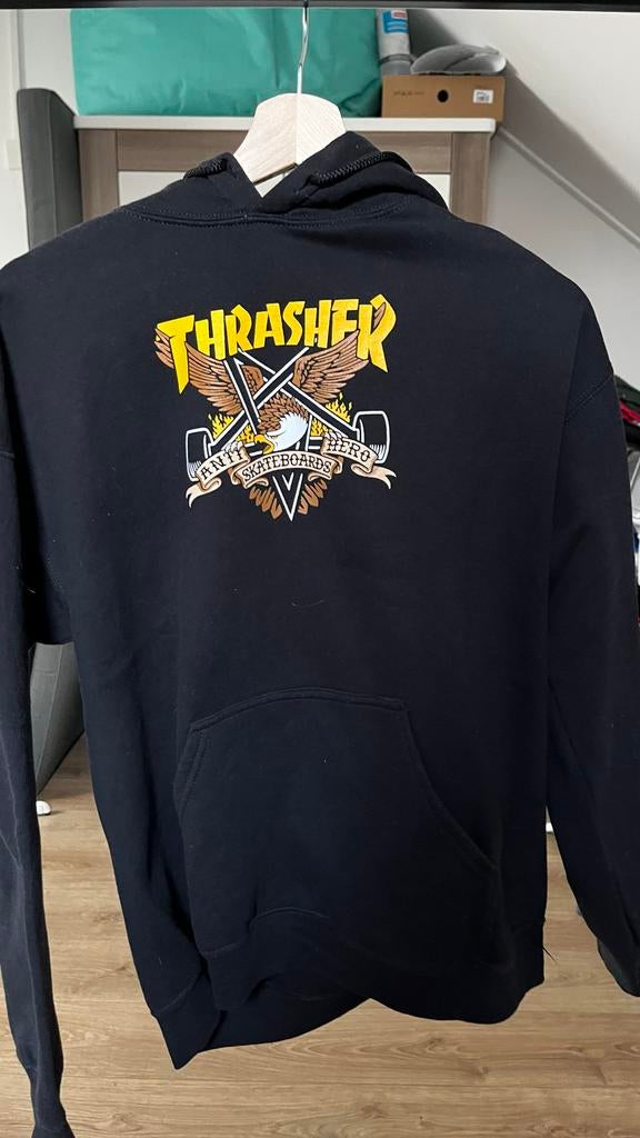 Mooie Thrasher trui - kindermaat M, Ophalen, Zo goed als nieuw, Jongen of Meisje