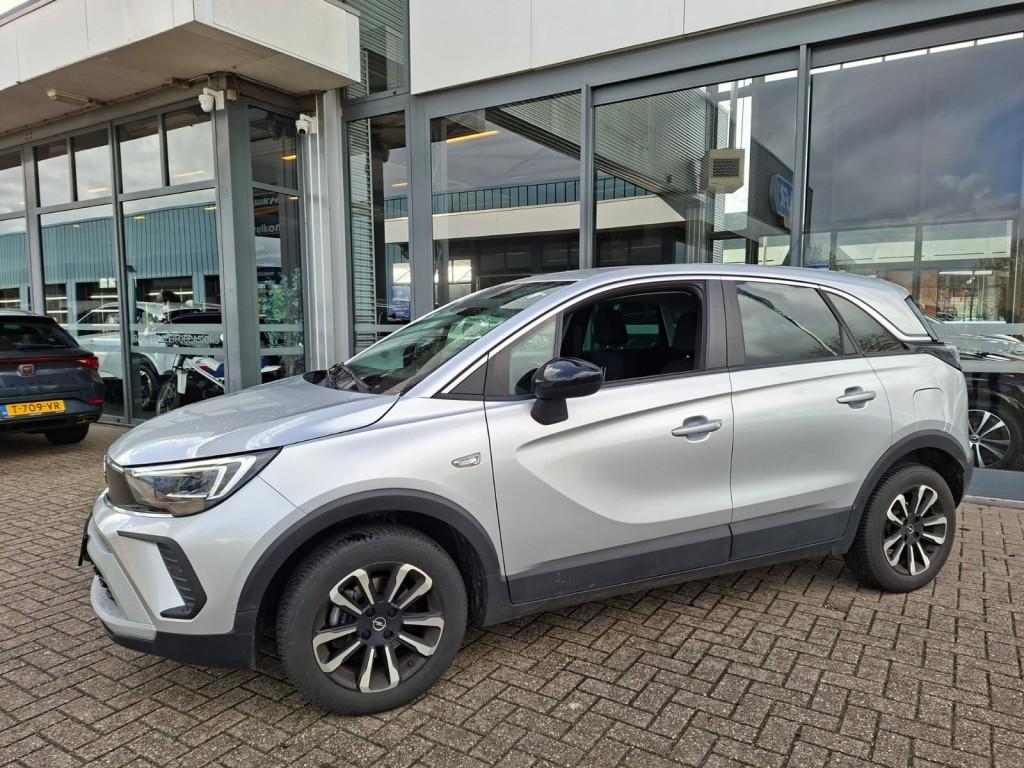 Opel CROSSLAND 1.2 TURBO ELEGANCE 110PK  AIRCO NAVI CARPLAY, Gebruikt, 1199 cc, Bedrijf, Handgeschakeld