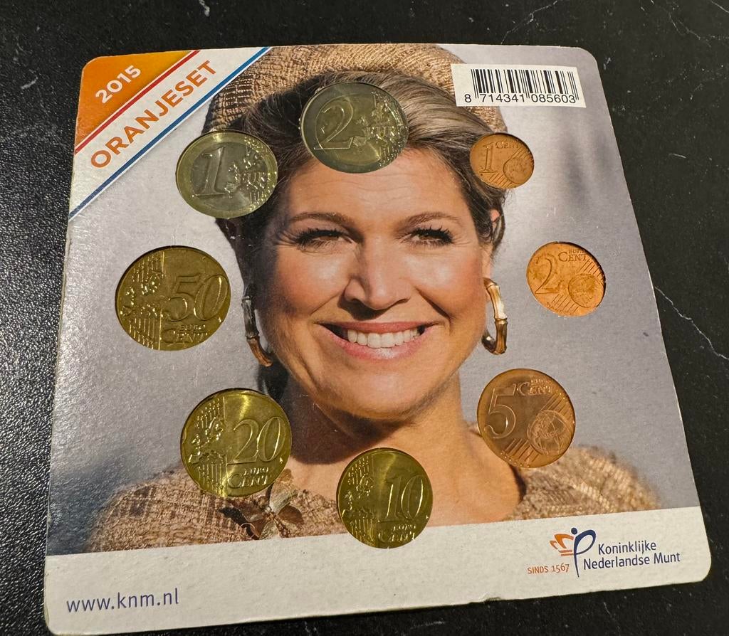 Koningsdag oranje set 2015 Koning Willem-Alexander Maxima, Ophalen of Verzenden, Nieuw, Nederland, Postzegel(s) of Munt(en)
