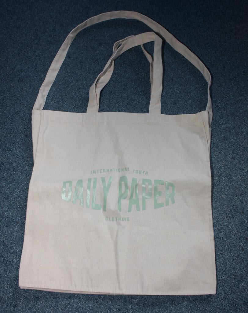 Nieuwe Daily paper canvas schoudertas beige, Ophalen of Verzenden, Nieuw, Beige, Schoudertasje