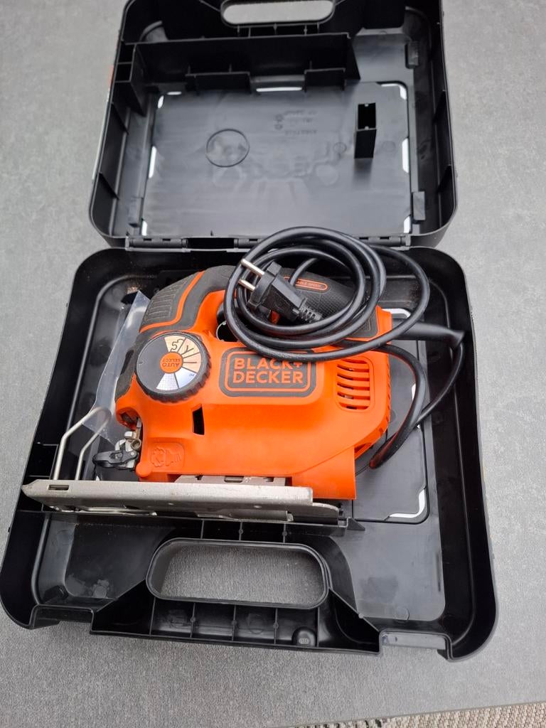 Black&Decker decoupeerzaag, Gebruikt, Decoupeerzaag, Ophalen of Verzenden, 30 tot 70 mm