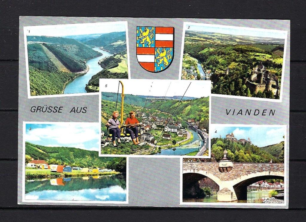 771 Luxemburg, Vianden, Ophalen of Verzenden, Ongelopen, België en Luxemburg