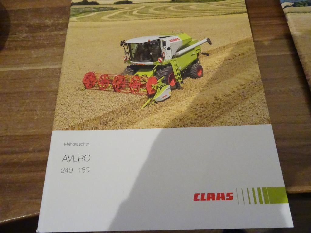 6X Claas maaidorsers folders, Boeken, Catalogussen en Folders, Ophalen of Verzenden, Zo goed als nieuw, Folder