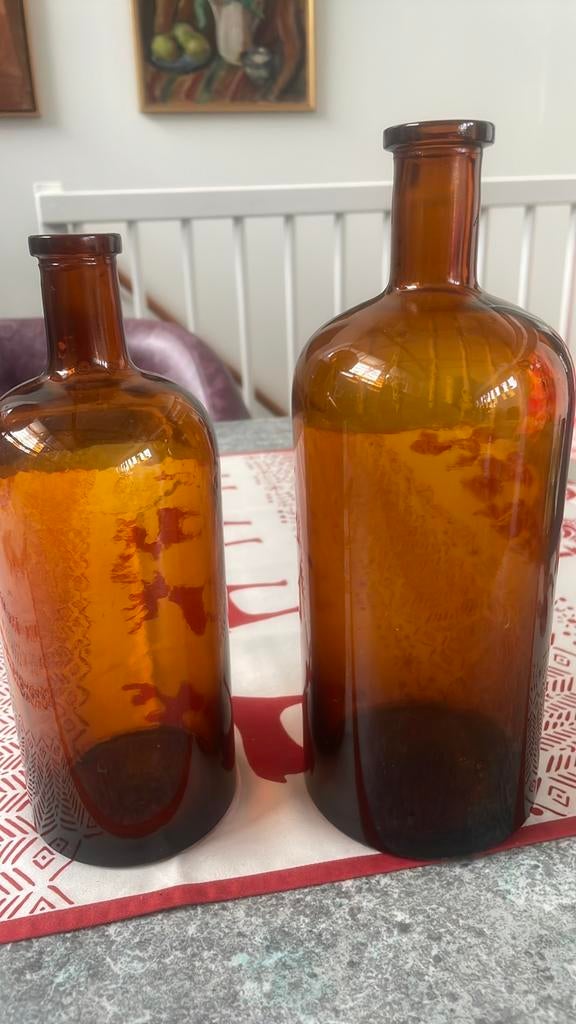 Diverse oude flessen, Antiek en Kunst, Ophalen of Verzenden