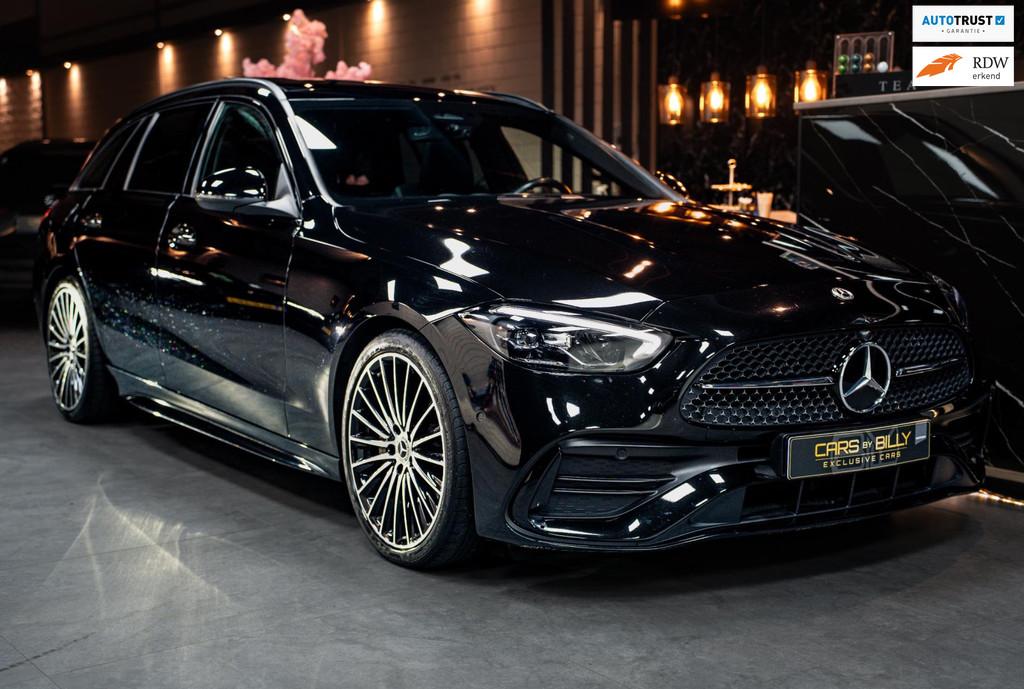 Mercedes-Benz C-klasse Estate 200 AMGLINE|PANO|AUT|SFEER, Automaat, Euro 6, 4 cilinders, Adaptive Cruise Control