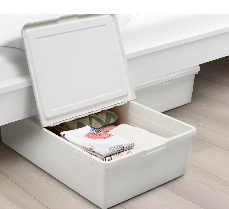 4x Sockerbit GROEN opbergbox met deksel - 77x50x19 cm, 55L, Doe-het-zelf en Verbouw, Kratten en Dozen, Gebruikt, Bak of Kist, 75 tot 100 cm