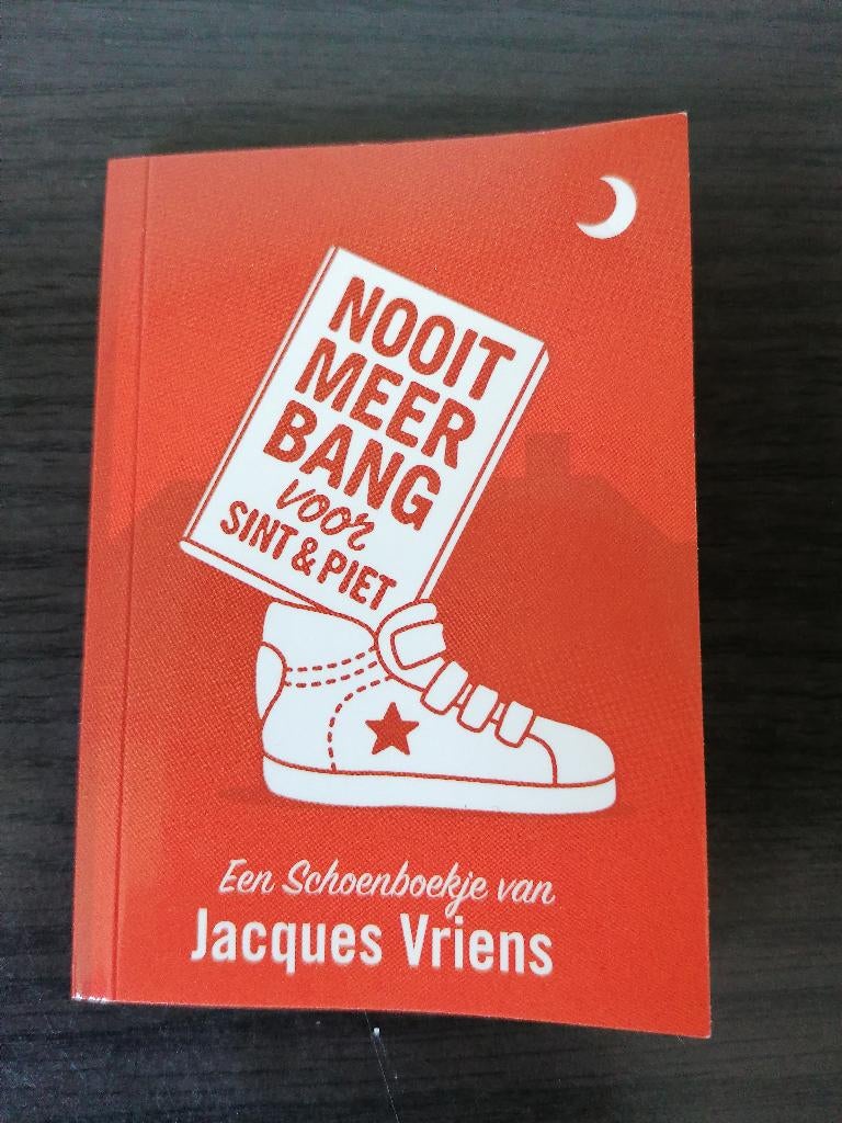 Sinterklaas schoenboekje, nooit meer bang voor Sint en Piet, Ophalen of Verzenden, Zo goed als nieuw