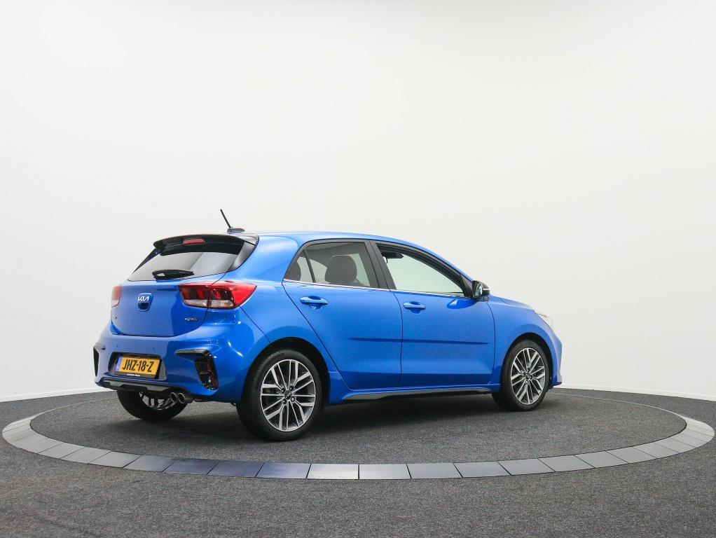 Kia Rio 1.0 T-GDi MHEV GT-Line | Draadloze Carplay, 12 maanden, Gebruikt, Blauw, Bedrijf