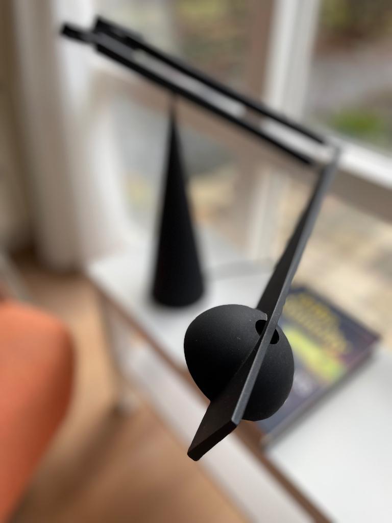 Italiana Luce "Tabla" vintage tafellamp, Ophalen, Kunststof, Gebruikt, 50 tot 75 cm