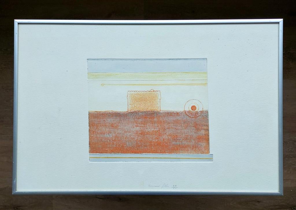 Originele Ets Eduard Flor Flór (1925-2015) jaren '70, Ophalen