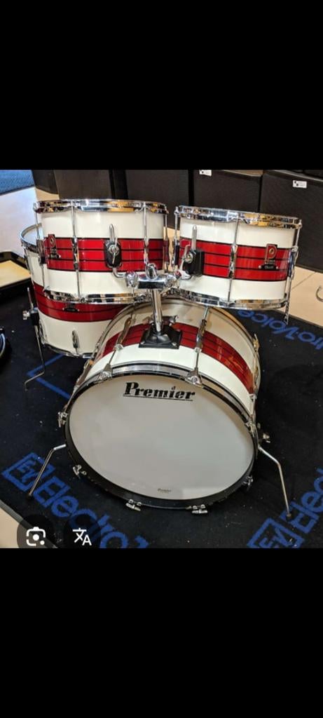 Premier Club 5-delig drumstel uit 1981, Muziek en Instrumenten, Ophalen, Gebruikt, Premier