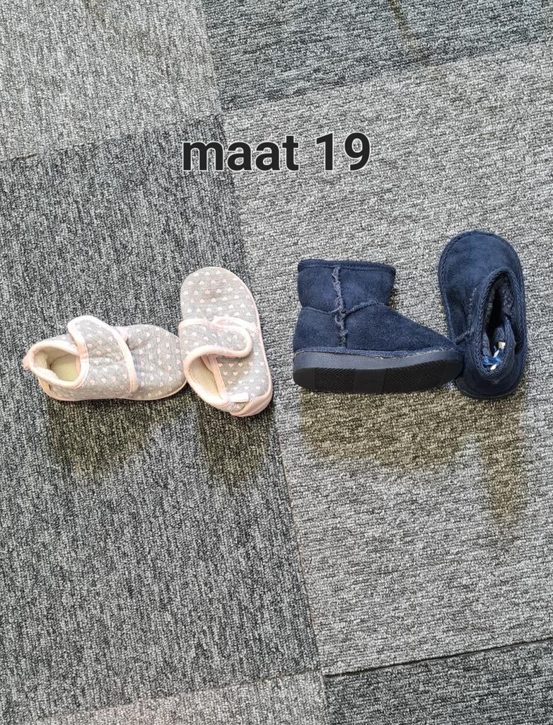 2 paar meisjeschoenen maat 19, Ophalen of Verzenden, Meisje, Laarzen