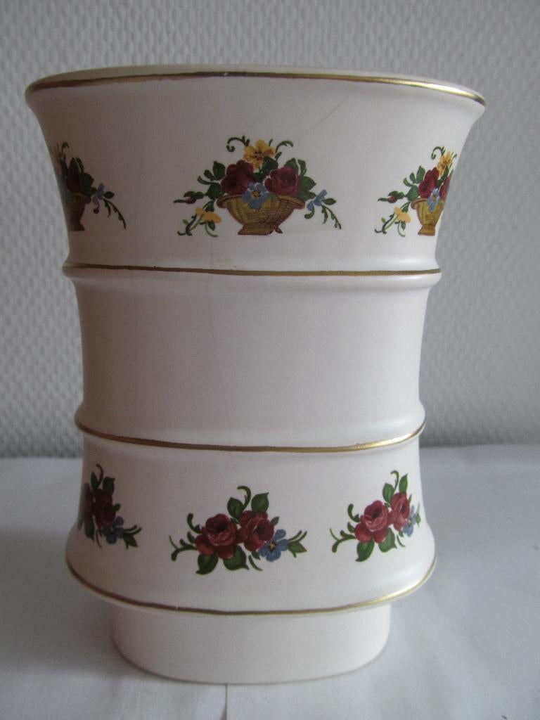 Vintage plateel vaas van Modica Gouda, Ophalen