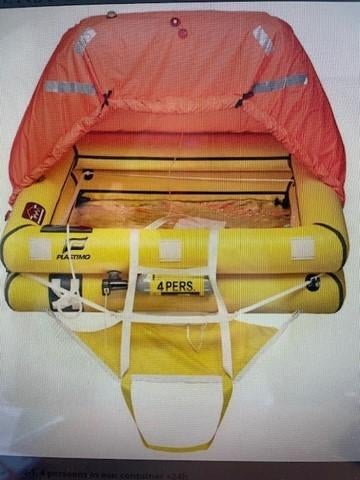 Plastimo Transocean reddingsvlot 4 personen in container, Ophalen, Overige typen