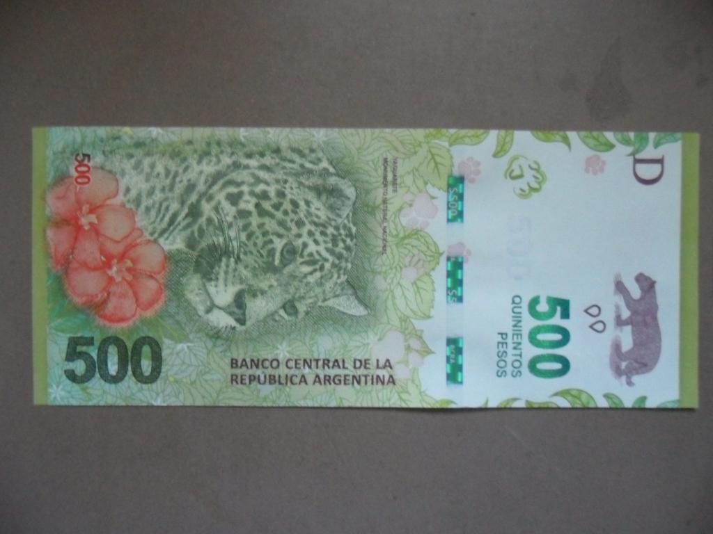 Argentinië #365-3 [ND] / 500 pesos UNC, Verzenden, Zuid-Amerika, Los biljet