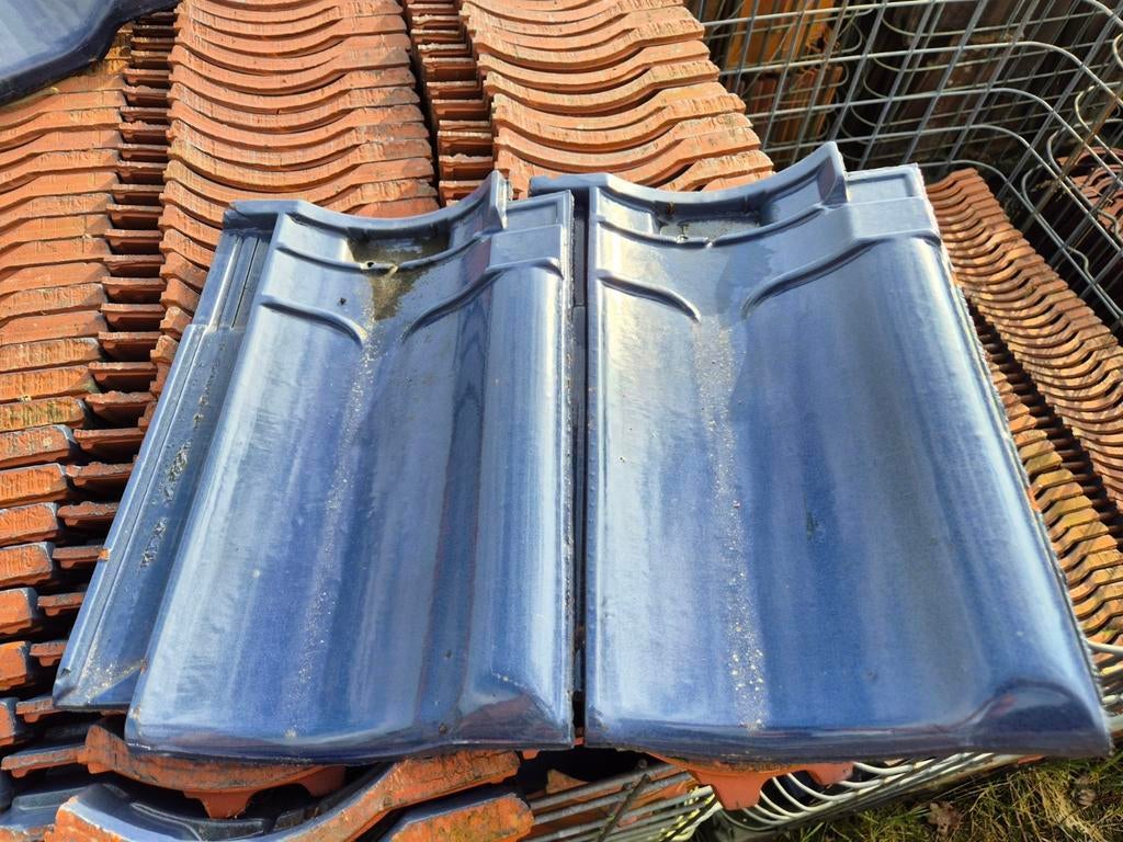 blauw geglazuurd VHV Koranic Jeka, Ophalen, Steen of Klei, Blauw, Nieuw