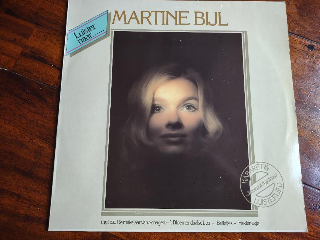 LP - Luister naar ..... Martine Bijl, Cd's en Dvd's, Vinyl | Nederlandstalig, Zo goed als nieuw, Pop, Overige formaten, Ophalen of Verzenden