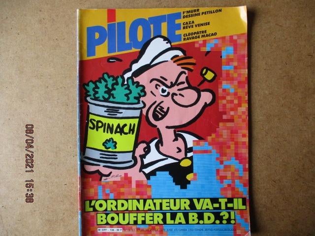 adv0839 pilote frans, Eén stripboek, Ophalen, Gelezen