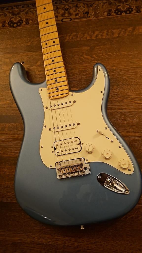 Fender Player Stratocaster HSS Tidepool, Ophalen of Verzenden, Zo goed als nieuw, Solid body, Fender