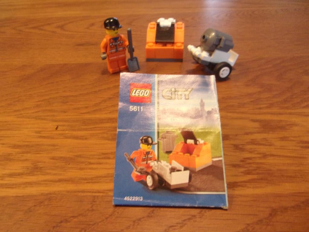 Lego Town 5611-1 Public Works uit 2008, Ophalen of Verzenden, Gebruikt, Complete set, Lego