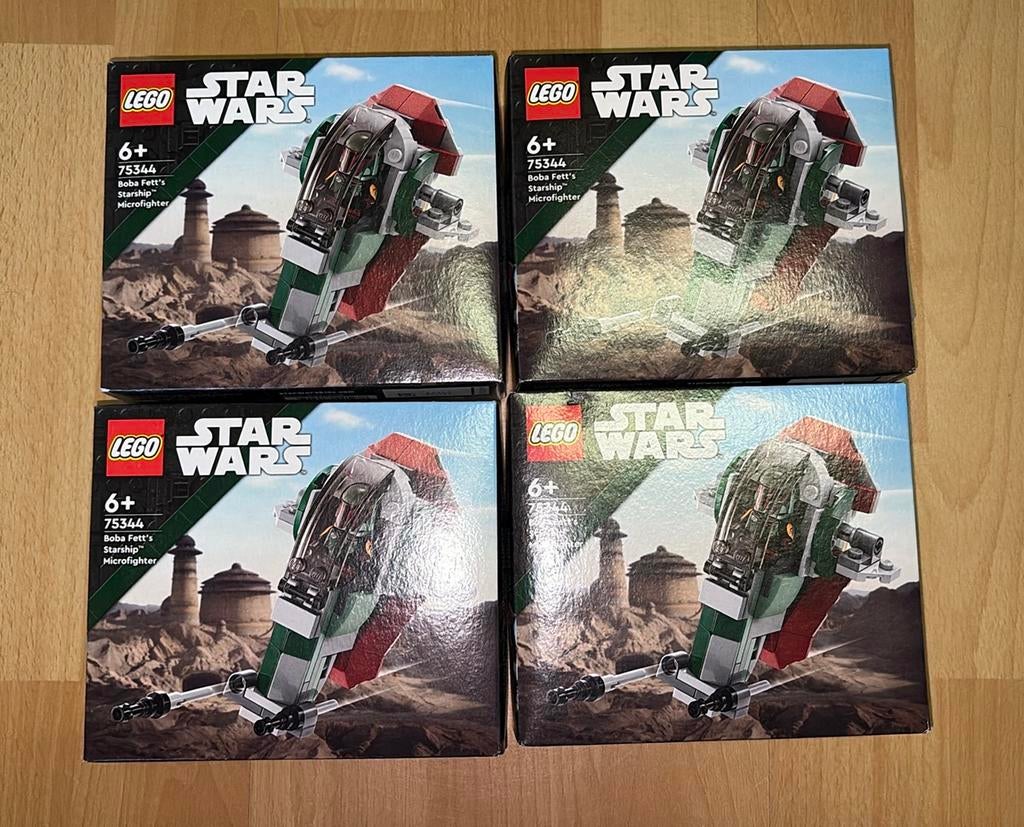 4 x star wars lego 75344 Boba Fett nieuw, Ophalen of Verzenden, Zo goed als nieuw