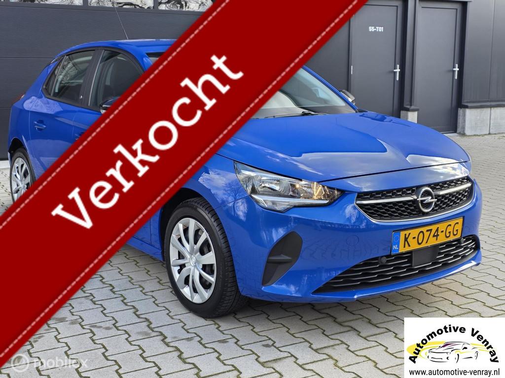 Opel Corsa-e Elegance 50 kWh|Automaat 51.000 km|NAP|Elektr, 136 pk, Gebruikt, Blauw, Origineel Nederlands