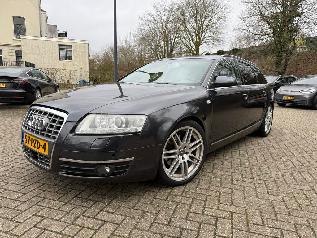 Audi A6 2.0 Tfsi Avant 125KW 2008 Grijs, Auto's, Audi, Voorwielaandrijving, Zwart, 4 cilinders, 1984 cc