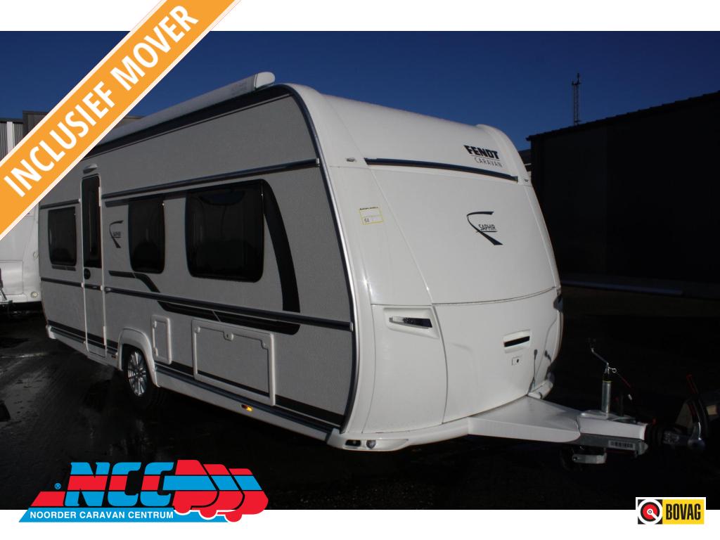 Fendt Saphir 515 SG, Caravans en Kamperen, Caravans, tot en met 4, Rondzit, Fendt, 2 aparte bedden, Overige typen, 5 tot 6 meter
