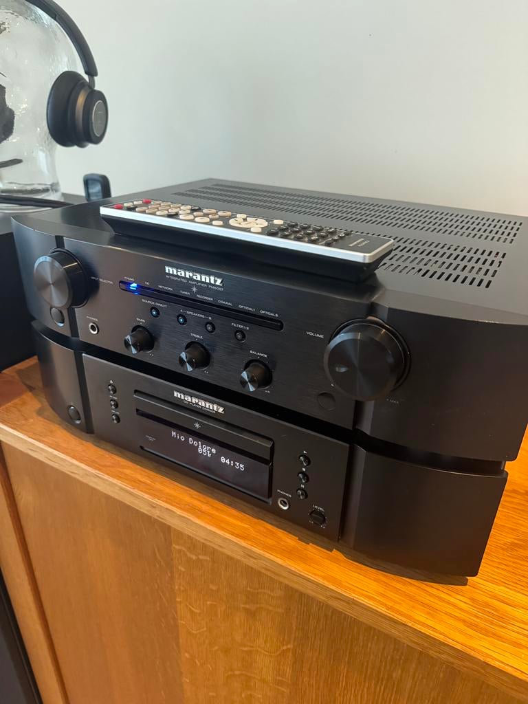 Marantz PM6007 en CD5005, Marantz, Gebruikt, Ophalen of Verzenden, 60 tot 120 watt