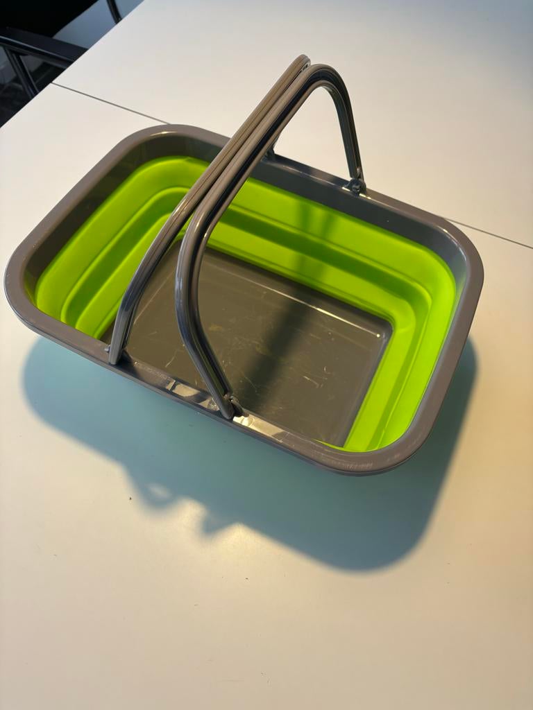 Opvouwbare afwasbak voor op de camping, Ophalen of Verzenden, Gebruikt