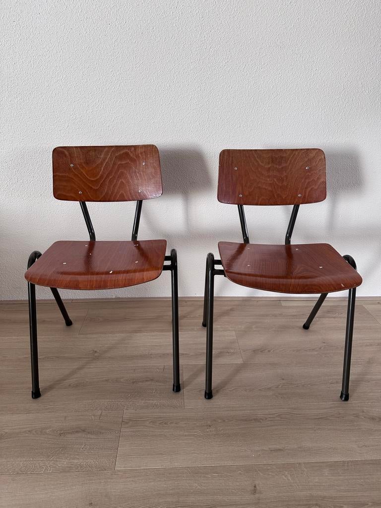 Vintage industrieel Marko Stoel school stoelen Design, Ophalen