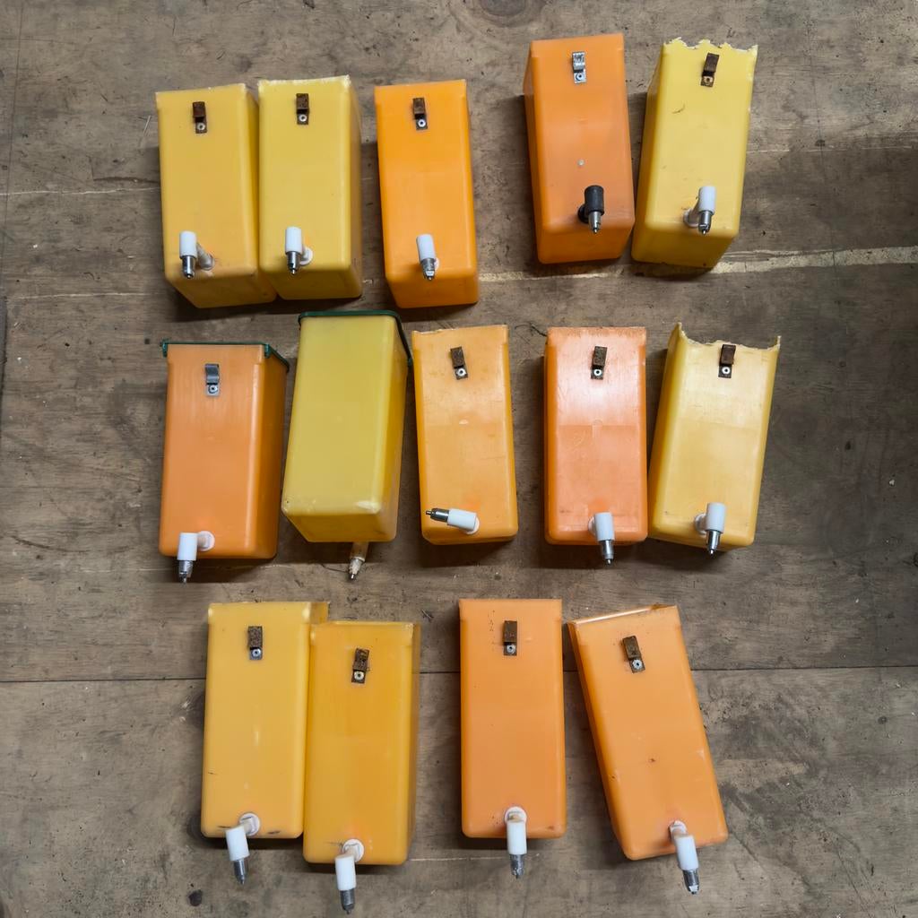 Waterbakjes, Ophalen