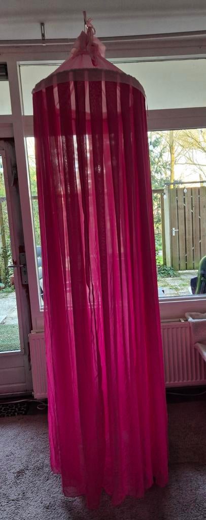 Roze Klamboe/Hemeltje met Standaard, Kinderen en Baby's, Kinderkamer | Inrichting en Decoratie, Ophalen, Gebruikt, Klamboe