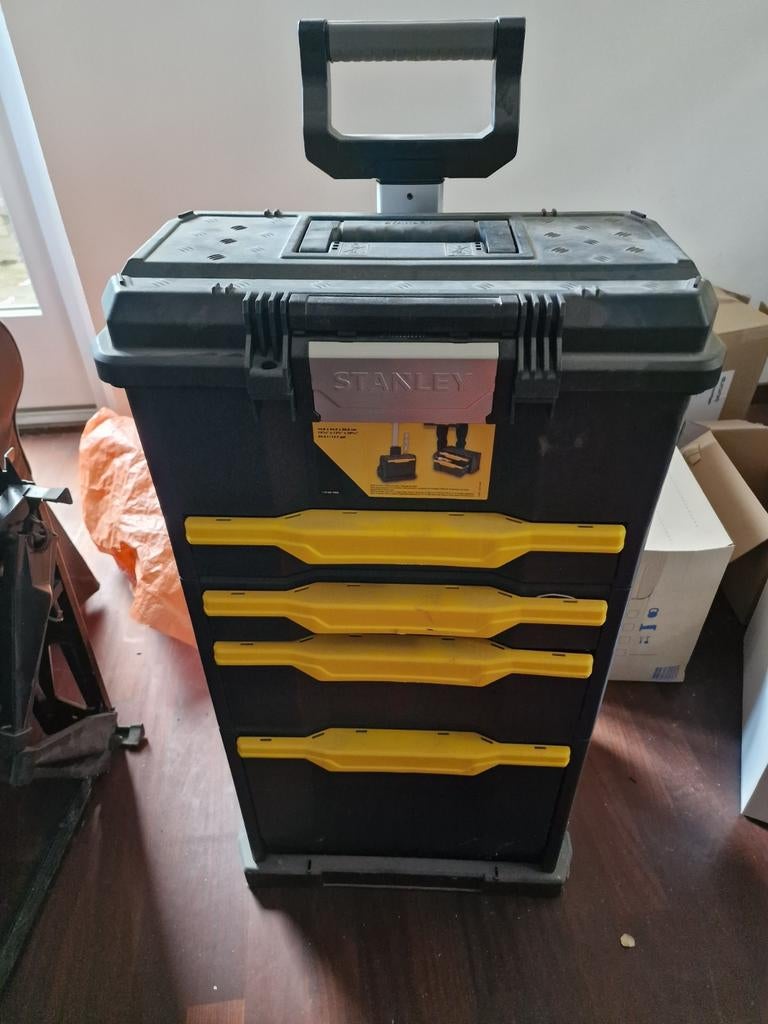 Stanley gereedschapstrolley, Ophalen