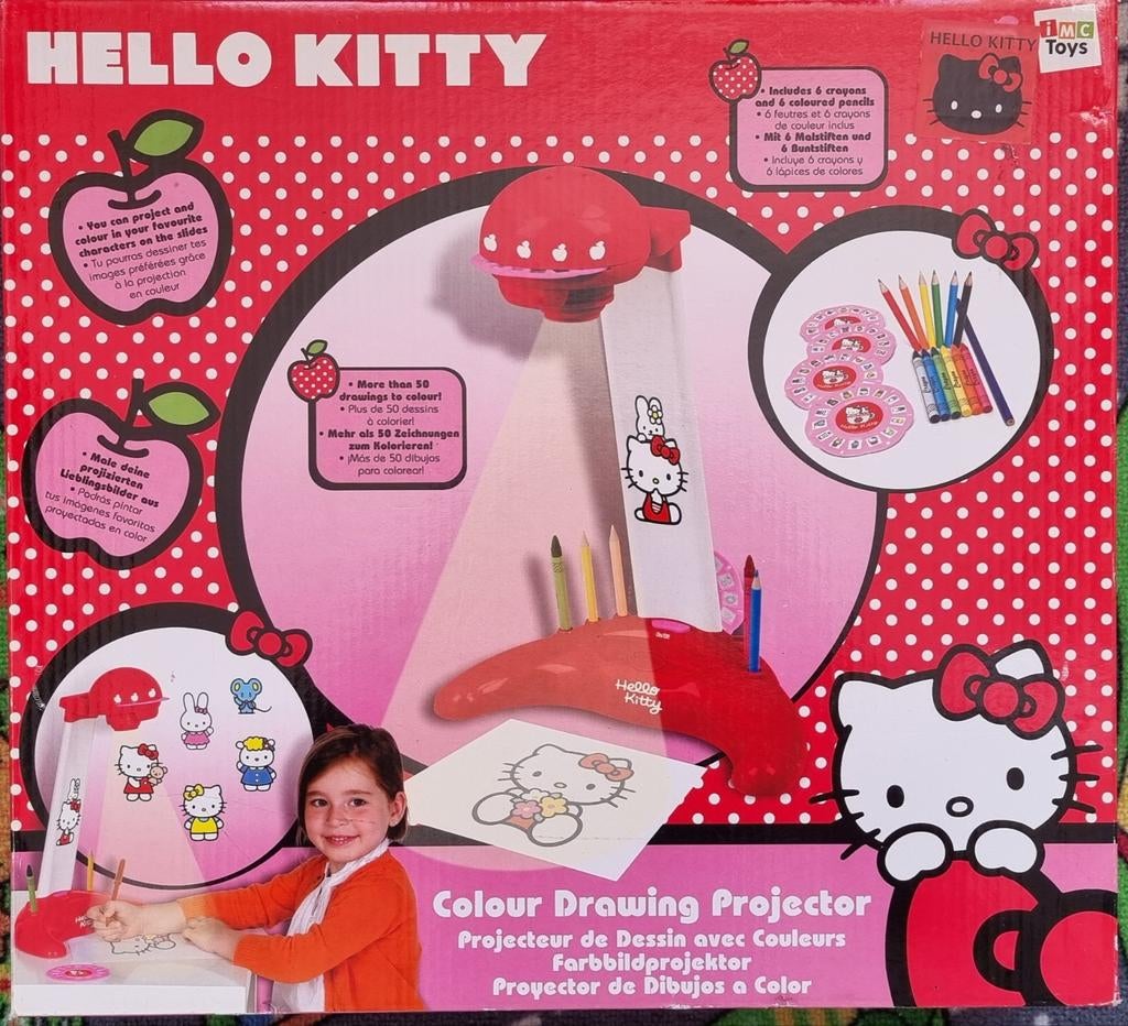 Hello kitty projector. Leuk tekenen en kleuren overtrekken., Ophalen of Verzenden