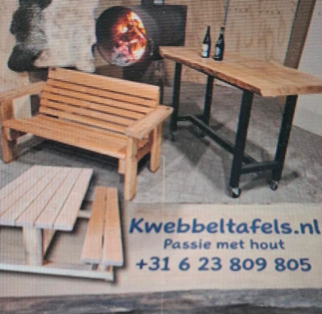 Tuinmeubels op maat: banken, statafels, picknicktafels, Tuin en Terras, Ophalen of Verzenden, Nieuw, Hout