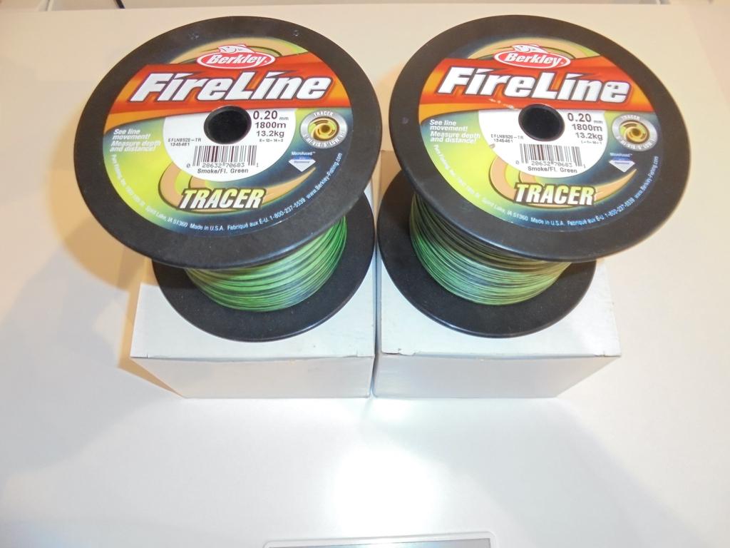 Berkley Fireline Tracer Gevlochten Lijn 0,20mm 13,2kg 1800m., Ophalen of Verzenden, Nieuw, Vislijn