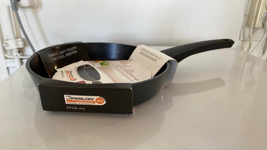 Nieuwe koekenpan. 20cm., Ophalen, Keramische plaat, Koekenpan of Braadpan, Nieuw