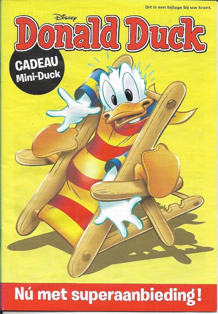 Donald Duck - Cadeau mini Duck (speciale bijlage), Boeken, Stripboeken, Eén stripboek, Verzenden, Zo goed als nieuw