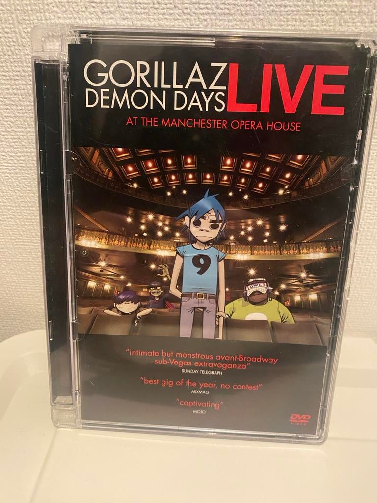 Gorillaz Demon Days Live DVD - Manchester Opera House, Alle leeftijden, Ophalen of Verzenden, Zo goed als nieuw, Muziek en Concerten