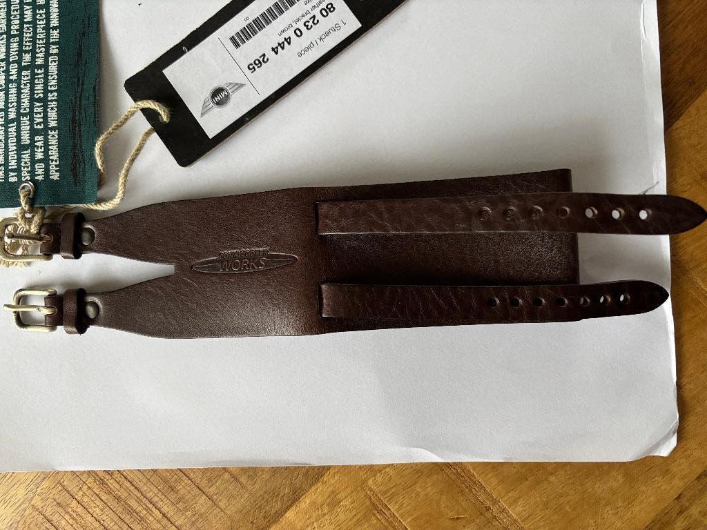 Mini Cooper JCW leren armband, Ophalen of Verzenden, Nieuw, Auto's