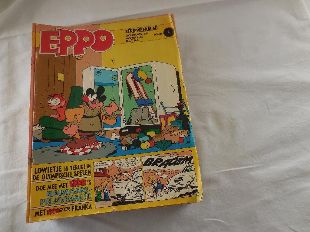StripWeekblad Eppo 1979,1980,1981 en 1982 101 losse nummers, Boeken, Stripboeken, Meerdere stripboeken, Ophalen, Gelezen
